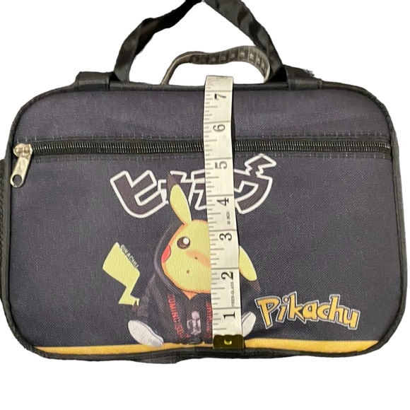 🆕 Pokémon Pikachu Insulated Lunch Bag & Snack Pack Bundle - Black - Picture 7 of 12